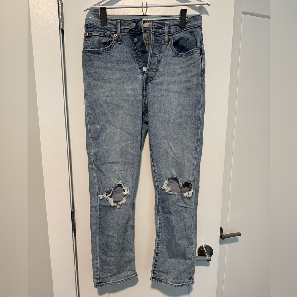 Levi wedgie straight jeans